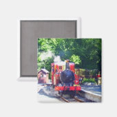 Manx Dampfzugmagnet Magnet (Vorderseite/Rückseite)