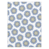 Manx Flora - blauer Hydrangea Tischdecke (Vorderseite)