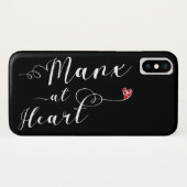 Manx im Heart Mobile Phone Case (Rückseite (Horizontal))