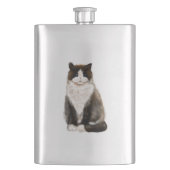 Manxkatze BiCol Flachmann (Vorderseite)