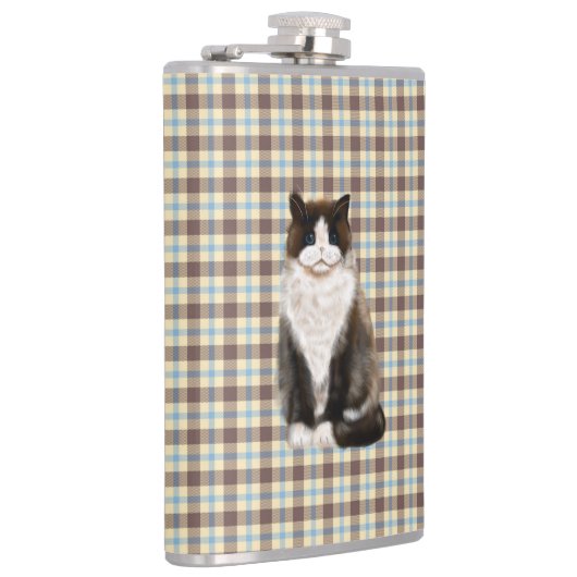 Manxkatze BiCol Flachmann (Rechts)