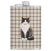 Manxkatze BiCol Flachmann (Vorderseite)