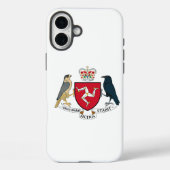 Manxwappen Case-Mate iPhone Hülle (Rückseite)