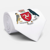 Manxwappen Krawatte (Gerollt)