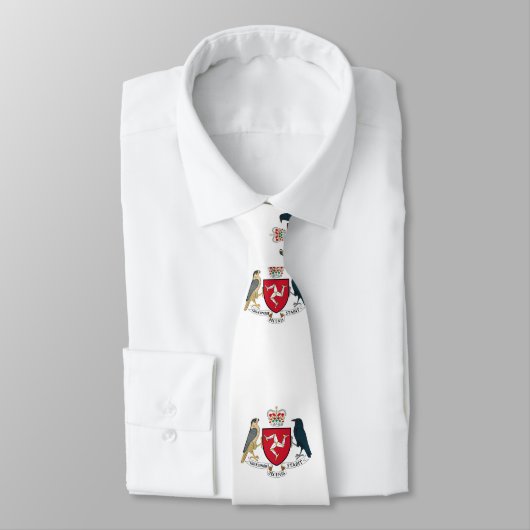 Manxwappen Krawatte (Gebunden)