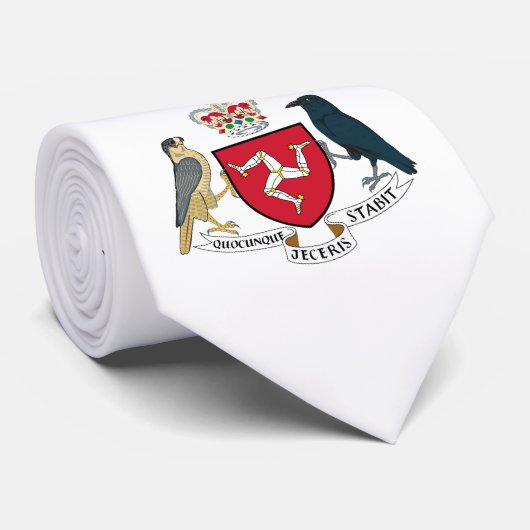 Manxwappen Krawatte (Gerollt)