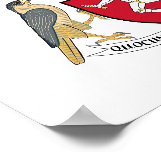 Manxwappen Poster (Ecke)