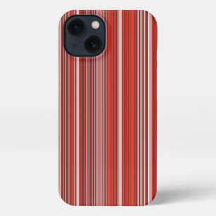 Many colorful stripes in red pattern iPhone 13 hülle