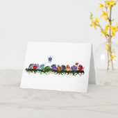 many cute Dragons Karte (Gelbe Blume)