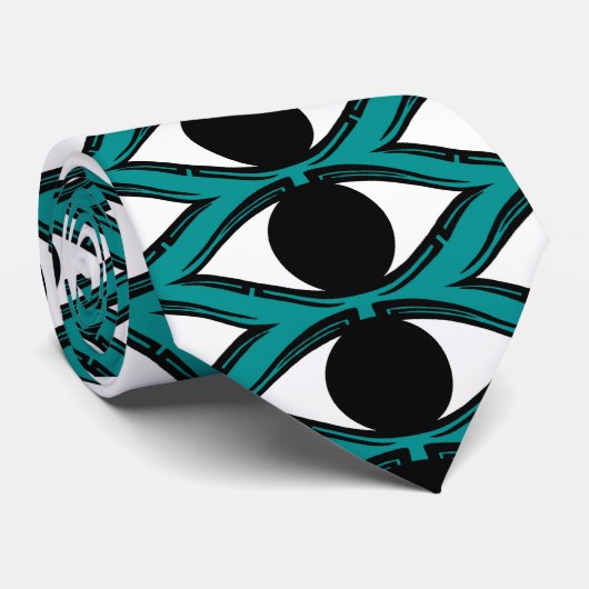 MANY EYES TIE KRAWATTE (Gerollt)