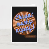 Many Happy Returns funny anagram Karte (Vorderseite)