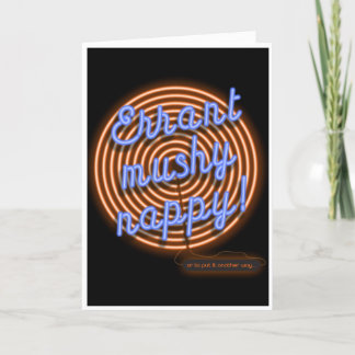 Many Happy Returns funny anagram Karte