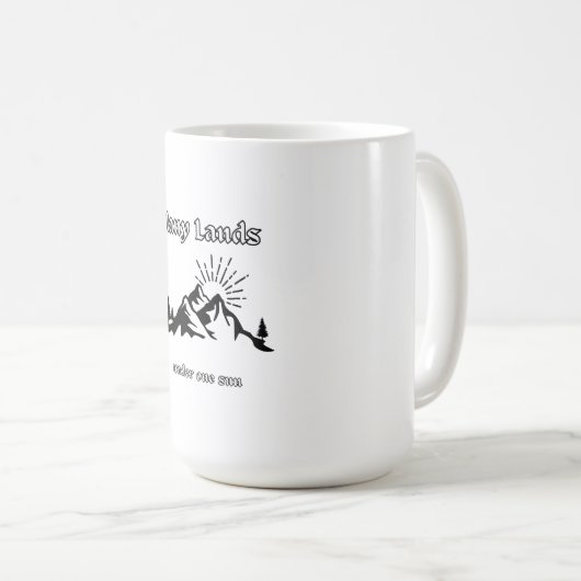 Many Lands Under One Sun Classic T-Shirt Kaffeetasse (VorderseiteRechts)