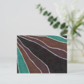 "Many Paths" Abstrakte Design-Postkarte Postkarte (Stehend Vorderseite)