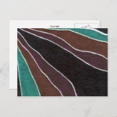 "Many Paths" Abstrakte Design-Postkarte Postkarte (Vorne/Hinten)