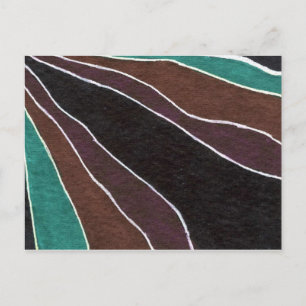 "Many Paths" Abstrakte Design-Postkarte Postkarte