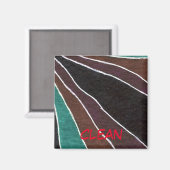"Many Paths" Abstrakte Geschirrspüler Status Magne Magnet (Vorderseite/Rückseite)