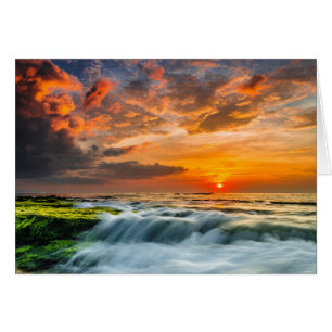 Manyar Beach bei Sonnenaufgang