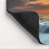 Manyar Strand am Sonnenaufgang Mousepad (Ecke)