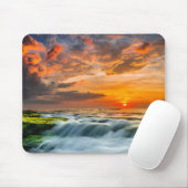 Manyar Strand am Sonnenaufgang Mousepad (Mit Mouse)