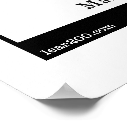 Manypeeplia Upsidownia Poster (Ecke)