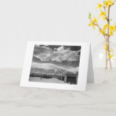 Manzanar Straßen-Szene, Wolken 1943 Karte (Gelbe Blume)