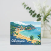 Manzanillo Mexiko Postkarte (Stehend Vorderseite)