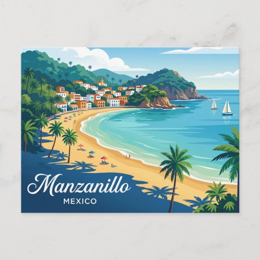 Manzanillo Mexiko Postkarte (Vorderseite)