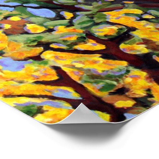 Manzanita im Herbst Poster (Ecke)