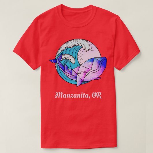 Manzanita oder Japanischer Paint Geometric Orca Ki T-Shirt (Design vorne)