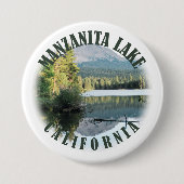 Manzanita-See, Kalifornien Button (Vorderseite)