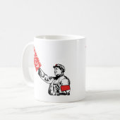 Mao - Kommunismus ist #1 Kaffeetasse (Vorderseite Links)
