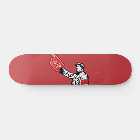 Mao - Kommunismus ist #1 Skateboard (Horizontal)