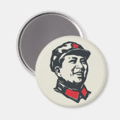 Mao-Porträt Magnet (Vorderseite/Rückseite)