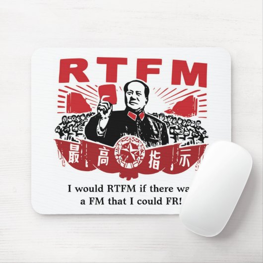 Mao RTFM Mousepad (Mit Mouse)