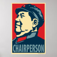 Mao Tse-Tung - Vorsitzende: OHP Poster
