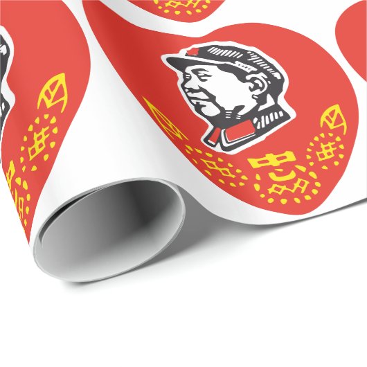 MAO ZEDONG GESCHENKPAPIER (Rolleneckpunkt)