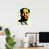 Mao Zedong Journey Quote Poster Print (Heimbüro)