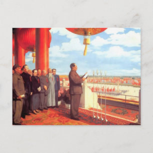 Mao Zedong Postkarte