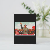 Mao Zedong Postkarte (Stehend Vorderseite)