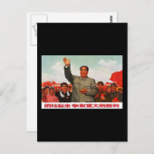 Mao Zedong Postkarte (Vorne/Hinten)
