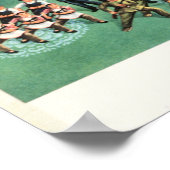 Mao Zedong "The East is Red" 1965 China Propaganda Poster (Ecke)