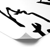 Mao Zedong - Tian Tian Xiang Shang Poster (Ecke)