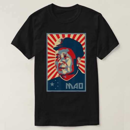 Mao Zedong Tse Tung Vorsitzender Mao China Chinese T-Shirt (Design vorne)
