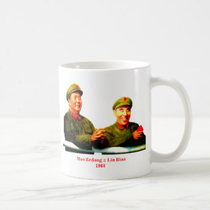 Mao Zedong und Lin Biao 1968 Kaffeetasse