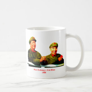 Mao Zedong und Lin Biao 1968 Kaffeetasse