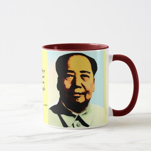 Mao-Zitat-Geschenk-Tasse Tasse (Rechts)
