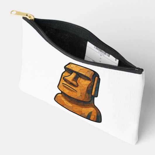 Maoi Stoic Statue Zubehörtasche (Offen)