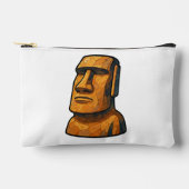 Maoi Stoic Statue Zubehörtasche (Vorderseite)
