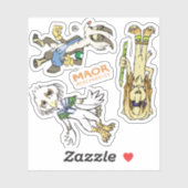 MAOR 3x3" Chibi Cast Sticker #3 (Blatt)
